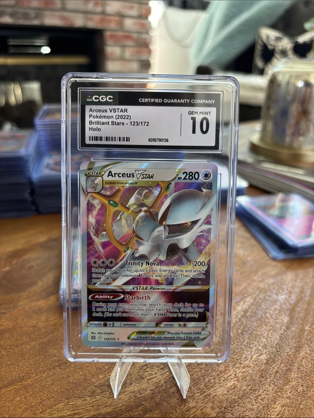 CGC 10 Arceus VSTAR Holo Pokemon (2022) Brilliant Stars 123/172